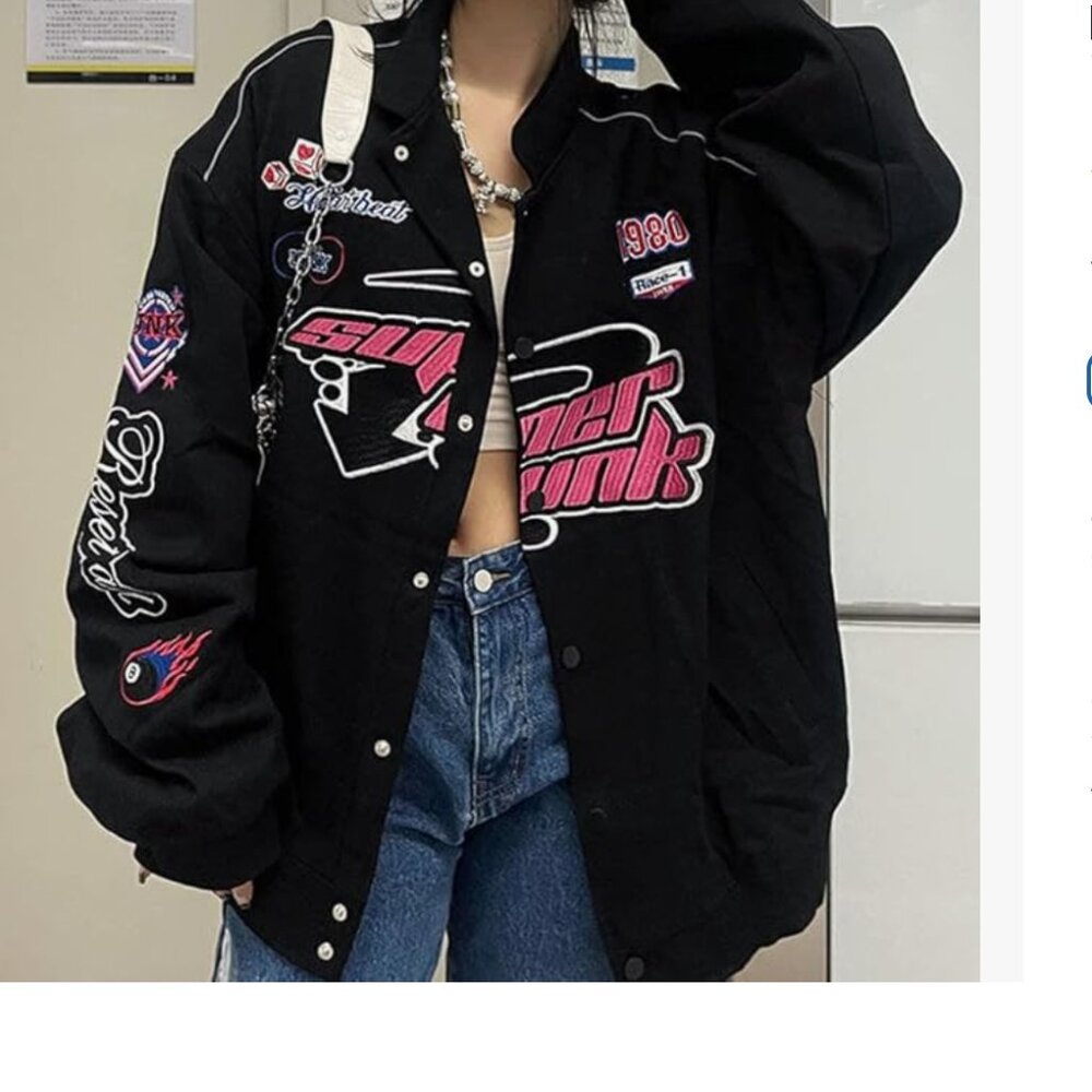 Baseball Varsity Oversized Jacket - image 3